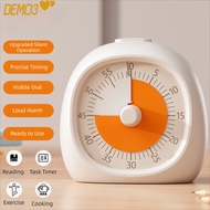 [DEMO3] Visual Timer, Focus Aid 60 Minute Countdown Timer, Fashion Plastic Silent Study Timer Kitche