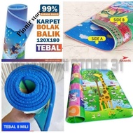 PioneerStore -/ REVERSIBLE CARPET FOAM CARPET 180 x 120 CM