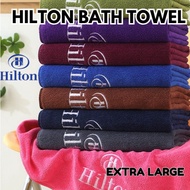 TUALA MANDI HILTON BATH TOWEL HILTON  HOTEL DAN RESORT PREMIUM MICROFIBER TOWEL