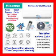 Hisense Inverter Air Conditioner 1.0HP 1.5HP 2.0HP 2.5HP R32 AI10KAGS AI13KAGS AI20KAGS AI25KAGS Air