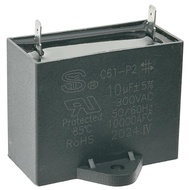 C61-P2 Capacitor 10uF 300VAC 50/60Hz 10000AFC for Motor and Pump Start Capacitor