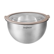 Corelle Brands 康寧餐具 Snapware 不鏽鋼調理碗 含蓋 442g 2.5L  調理碗 + 蓋子  21.5 x 12.6cm  1組