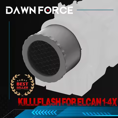 Aluminum Material CNC TECH Killflash Anti-Reflection Device for Elcan 1x-4x Optical Sight