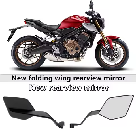 2025 Motorcycle Side View Mirror for Honda CB1000R CB650R CB650F CB500 CB300 CB200X CB125 Stealth Wi
