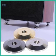 CRE 8Pcs set Aluminum Alloy Speaker AMP Isolation Spike Pad Preamp DAC Mat Floor
