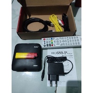 R1DO stb / set top box tv tipe Hg680-P + Hg680-Fj (lengkap)