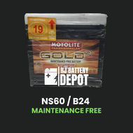 NS60 / B24 MOTOLITE GOLD BATTERY