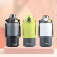 ThirstQuell (800ML/1000ML) Thermal Stainless Steel Water Bottle Sports Tumbler Sealed Flask Outdoor