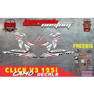 HONDA CLICK V3 CAMO VARIO DECAL STICKER