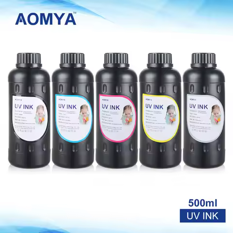 500ml UV Ink For Epson XP600 DX5 DX7 Print Head 3D Led UV Ink for Epson L805 1390 1430 1410 L800 L18