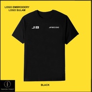 Round Neck T shirt Microfiber Quick Dry Fit Jersey Logo Embroidery Sulam JAECOO J8 CAR UNIFORM MEN &