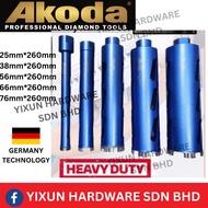 AKODA Dry Core Bit 25mm-76mm SDS Plus for Rotary Hammer Mata Drill Dinding Mata Pasang Hose Mata Pas