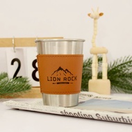 【行山系列】訂製304不鏽鋼皮套戶外露營杯