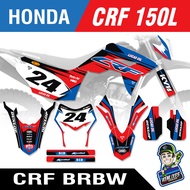 Honda CRF 150 Full Body Sticker Decals BRBW Edition Kenlixes
