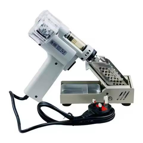 Desoldering Gun S-993A/S-998P 110V Electric Desoldering Gun Solder Sucker Gun Suction Tin Gun with V