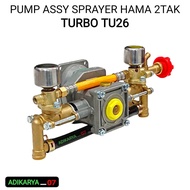 Pump Assy TU26 2 TAK TURBO Pump Assy Sprayer Hama TU26 Pompa Komplit TU26 2TAK TURBO