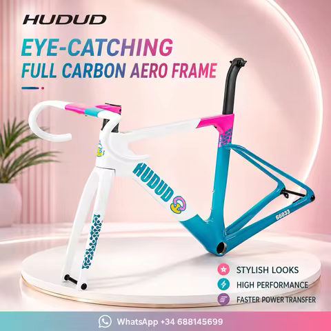 R18 Aero T800 Carbon Fiber Road Bike Frame Disc Brake 700C Ultra‑Light Full Internal Cable Routing B