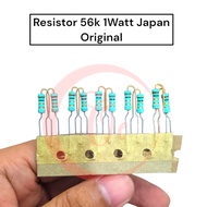 Resistor 56k 1Watt Japan Original Isi 10pcs