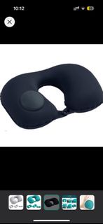 【旅行必備！送包裝袋】充氣U型旅行枕 - Self-Inflatable Travel Pillow (MUST HAVE FOR TRAVELLING)