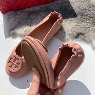 Wu Ying Tory Burch All-sheepskin Original TB ladies flat shoes dancing shoes are soft and comfortable original tory burch official store singapore