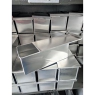 White bread pan with lid,/ bread pan, cake pan, UK 20x8x8cm