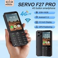 SERVO F27 PRO Smartphone Android OS 4G Cellular 3.5" HD Touch Display Speed Dial Keyboard Cell phone