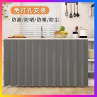 skirting dapur langsir dapur langsir kabinet dapur langsir sinki dapur Kalis air tirai kabinet dapur dan langsir pintu kabinet hodoh kalis minyak, sundries, rak kasut, langsir tidak berlubang, kalis habuk