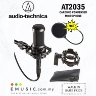 Audio Technica AT2035 Cardioid Condenser Microphone with Pop Filter (Audio-Technica / AT-2035 / AT 2