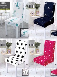 Chair seat cover for dining stretchable elastic waterproof furniture seatcovers monoblock Chair Cover elastic chair cover