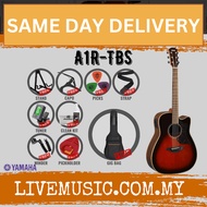 Yamaha A1R Dreadnought Cutaway Acoustic-Electric Guitar - Vintage Natural/Tobacco Brown Sunburst