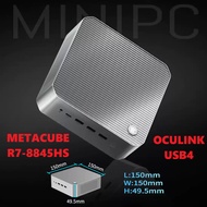 METAPHYUNI Meta Cube 02 8845HS [One Touch Fingerprint Unlock] Native OCuLink +Dual USB4 | PD 3.1 140
