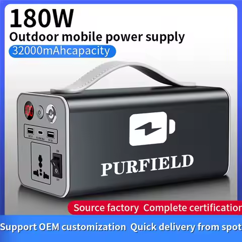 PURFIELD 300Wh 90000mAh 300W Portable Power Station 45000mAh 180W Outdoor Emergency Power Supply Pow