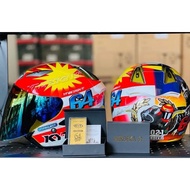 KYT HELMET KYT HELLCAT MERDEKA 64 LIMITED EDITION