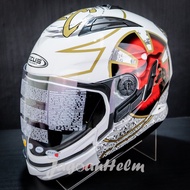 ZEUS HELM ZS613C AJ20 MODULAR | WHITE RED | ZS613 C MUZZLE