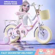 BabyDairy Frozen Elsa Kids Bicycle 12/14/16/18 Inch – Disney Princess Bike with Detachable Training 