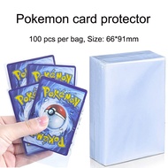 [Buy 2 get $2 off] TCG Card Penny Sleeves High Clear Quality 100 pieces Pack | Suitable for Pokemon Magic Yugioh Etc 66mm x 91mm