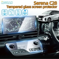 Nissan Serena C28 e-Power GPS navigation/rear seat screen protector screen tempered film car navigat