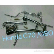 Set Stand Crome Honda (lampu petak)Gbo / Gboj / Fame