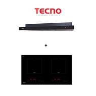 Tecno Induction Hob TIH2882 + TH969TCL/TCH901BK Slim Hood Package Offer
