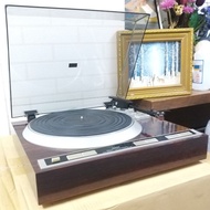 audioreview音響網 高度評分~絕版日本製優雅紅木皮Vintage Denon DP-37F ，全自動黑膠唱盤原裝唱頭