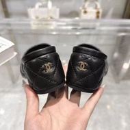 CHANEL 香奈兒 菱格紋 真皮 女士涼拖鞋