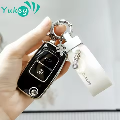 2 Buttons TPU Flip Remote Key Fob Holder Cover Case Protector for CHERY M11 A13 A3 A5 E5 TIGGO FULWI