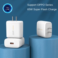 65W Fast Charger US Supervooc 2.0 Adapter with 6.5A Type C Cable For OPPO Find X2 Pro Reno 5 5G 3 4 Pro Ace 2 X20 X2 Realme X50 Pro RX17 Pro Superdart Charger