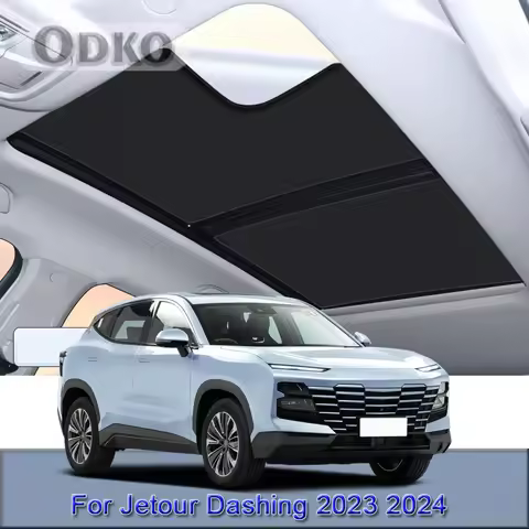 Car Electrostatic Adsorption Sunroof Sunshade Fit For Jetour Dashing 2023 2024 Heat Insulation Skyli