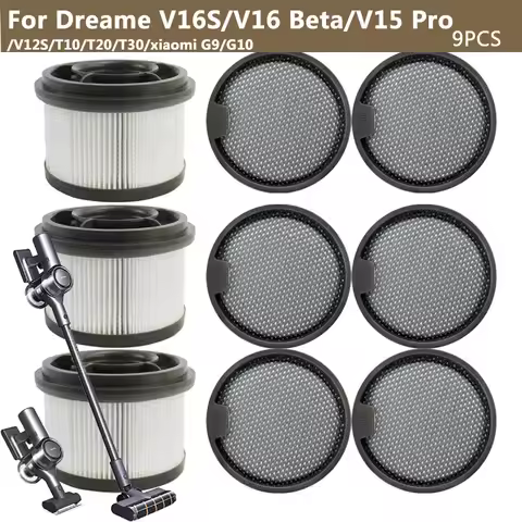 For Xiaomi G9/G10 Replaceable Front rear filter Screens Parts For Dreame V16S V16 Beta V15 Pro V12S 