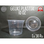 Promo Gelas Cup Plastik 10 Oz / Gelas Plastik 10 Oz / Gelas Pop Ice /