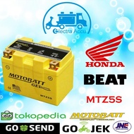 AKI MOTOR HONDA BEAT MOTOBATT MTZ5S AKI KERING ORIGINAL QUALITY