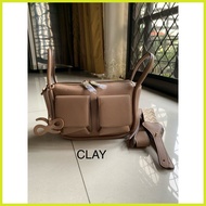 ➟ ﹍ ◊☜ The house of little bunny brick pu bag mall pull out leather shoulder and sling bag (no box)