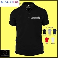 Ultra Fine Fiber Quick Drying Jersi Collar Polo Shirt Sulam Allianz Dry Cleaning FFP306
 Tops Tee