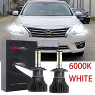 6000K 9-32V White LED Headlight Bulbs Kit set of 2 For NISSAN TEANA (J32) 2008-2013 Low Beam (Head L